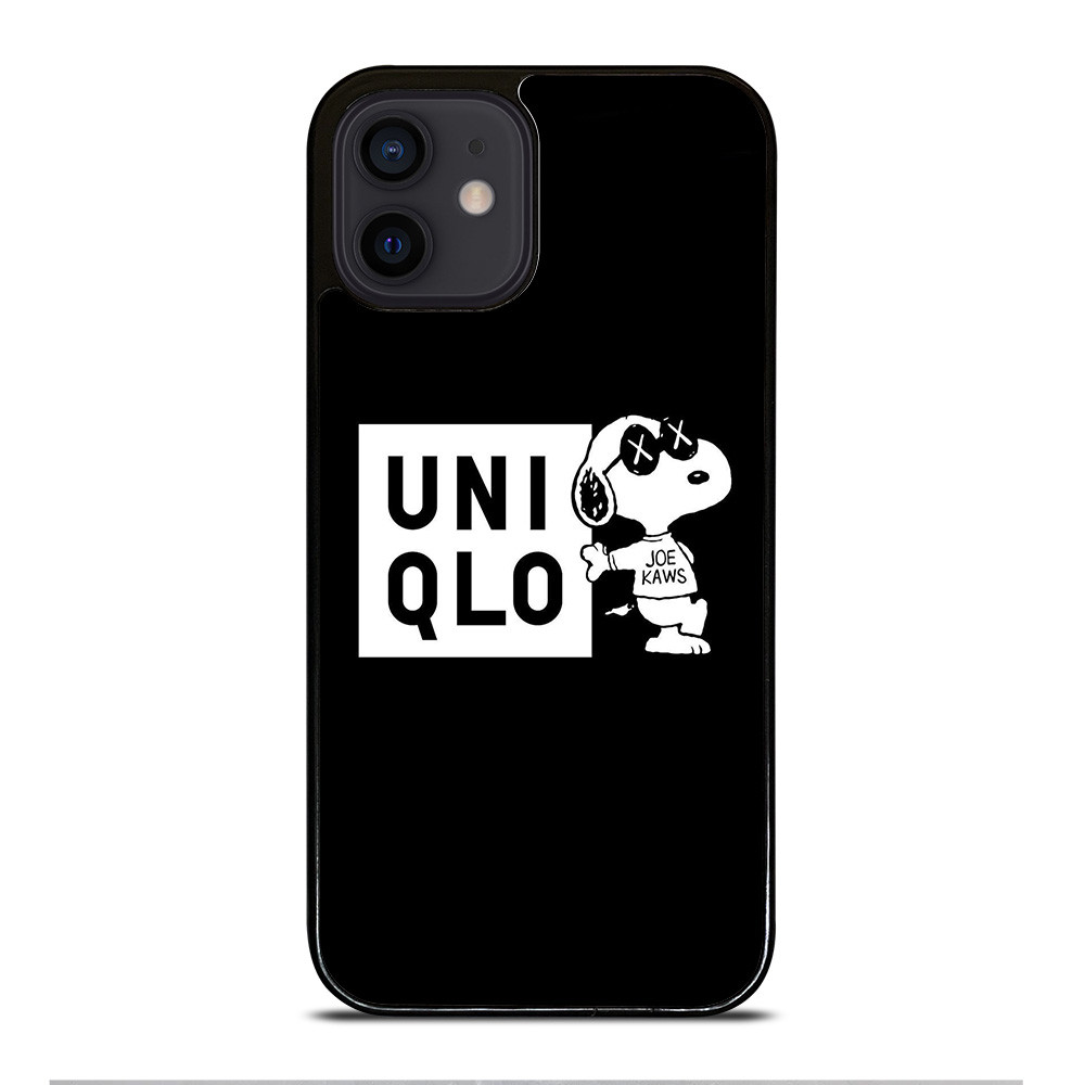 スヌーピー iphone12 (Black Joe Kaws) ケース ワイヤレス充電対応 耐